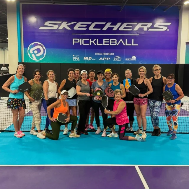 Happy Birthday, Robin! Celebrating you with your pickleball squad is just how it should be — surrounded by good friends, great vibes, and lots of love from your Proshot family! We hope you have the best birthday!